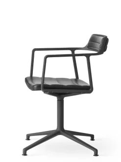 VIPP452 Swivel Chair, bosco grøn læder fra Vipp