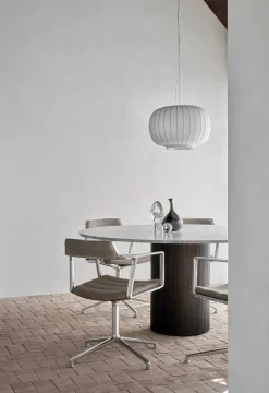 VIPP452 Swivel Chair, bosco grøn læder fra Vipp