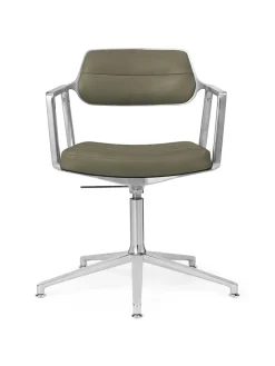 VIPP453 Swivel+ Chair, dark sand tekstil fra Vipp