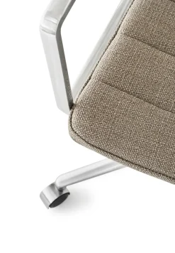 VIPP452 Swivel Chair m/hjul, bosco grøn læder fra Vipp