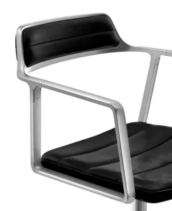 VIPP452 Swivel Chair m/hjul, camel læder fra Vipp