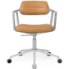 VIPP453 Swivel+ Chair m/hjul, camel læder fra Vipp