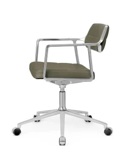 VIPP453 Swivel+ Chair m/hjul, dark sand tekstil fra Vipp