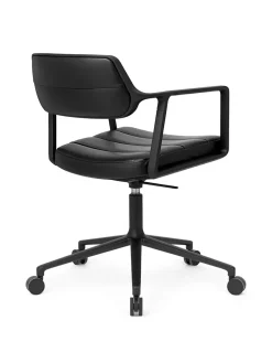 VIPP453 Swivel+ Chair m/hjul, dark sand tekstil fra Vipp