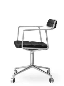 VIPP452 Swivel Chair m/hjul, dark sand fra Vipp
