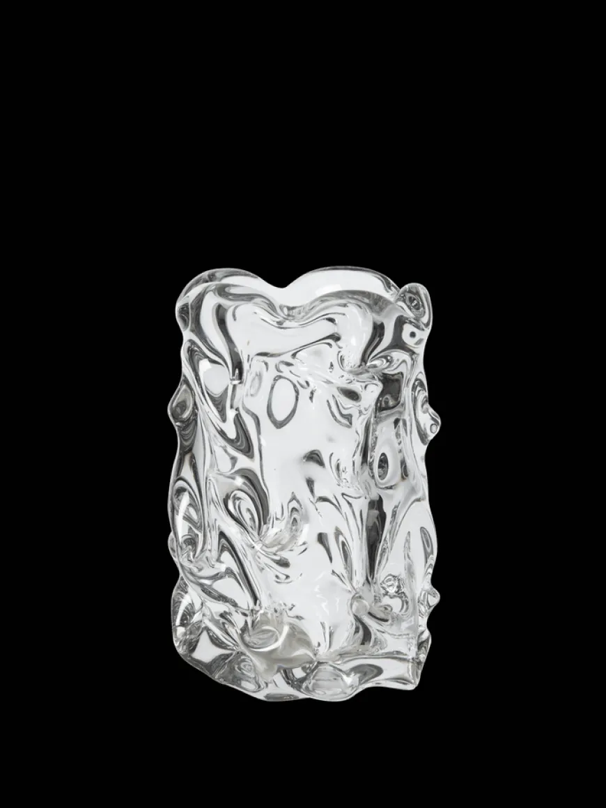 Virelle Vase Clear, H18 fra Ferm Living