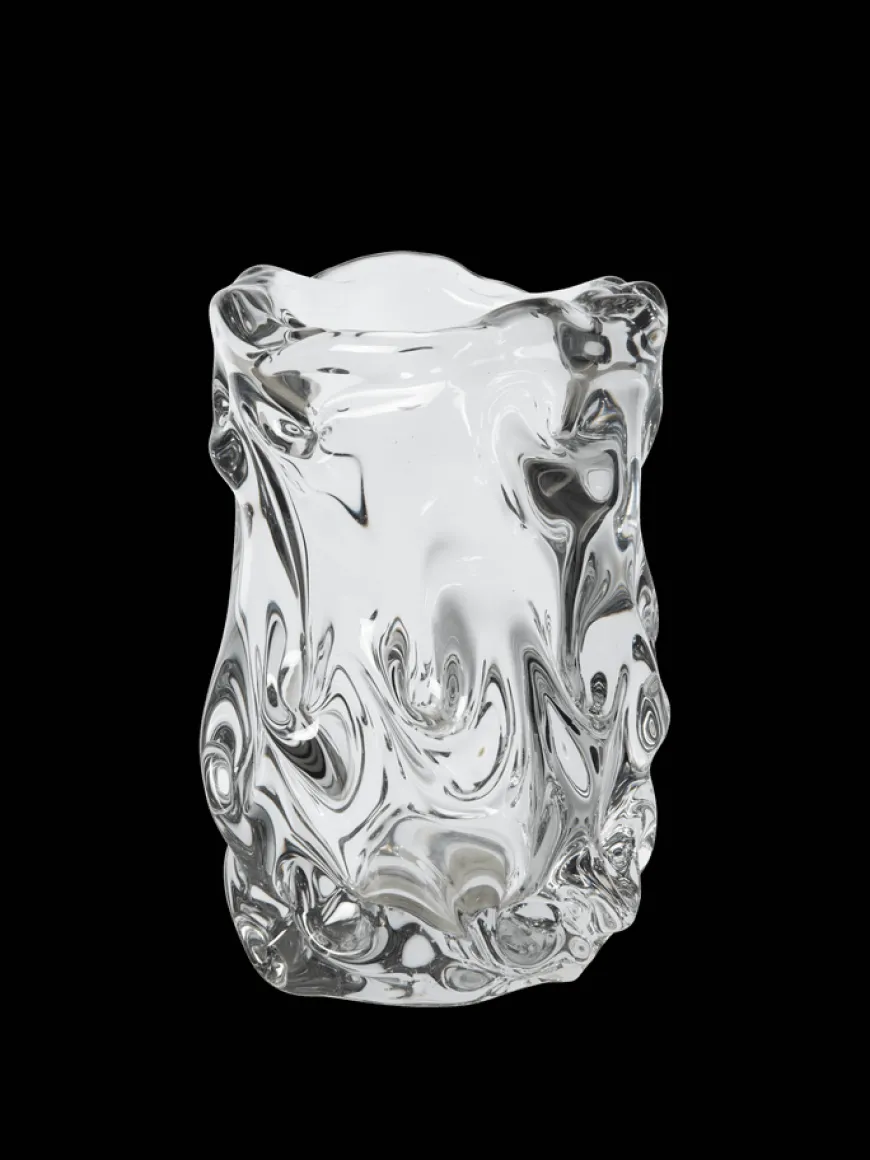 Virelle Vase Clear, H18 fra Ferm Living