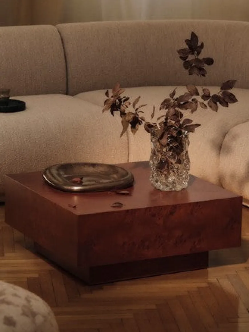 Virelle Vase Clear H24 fra Ferm Living