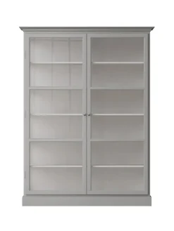 Vitrineskab Classic V2, hvid fra Lindebjerg Design