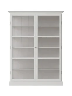 Vitrineskab Classic V2, lys grå fra Lindebjerg Design