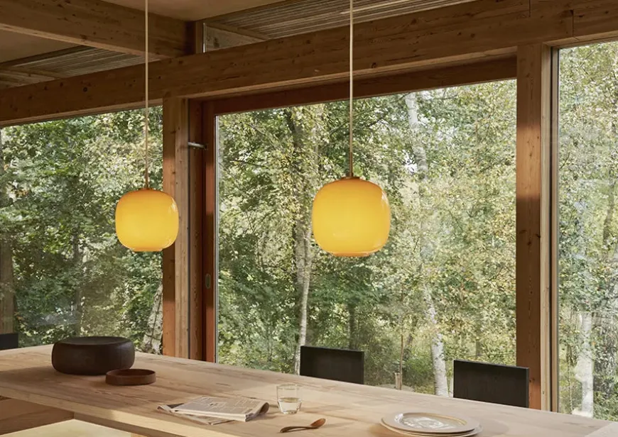 VL45 Radiohus Pale Rose Pendel 175 fra Louis Poulsen