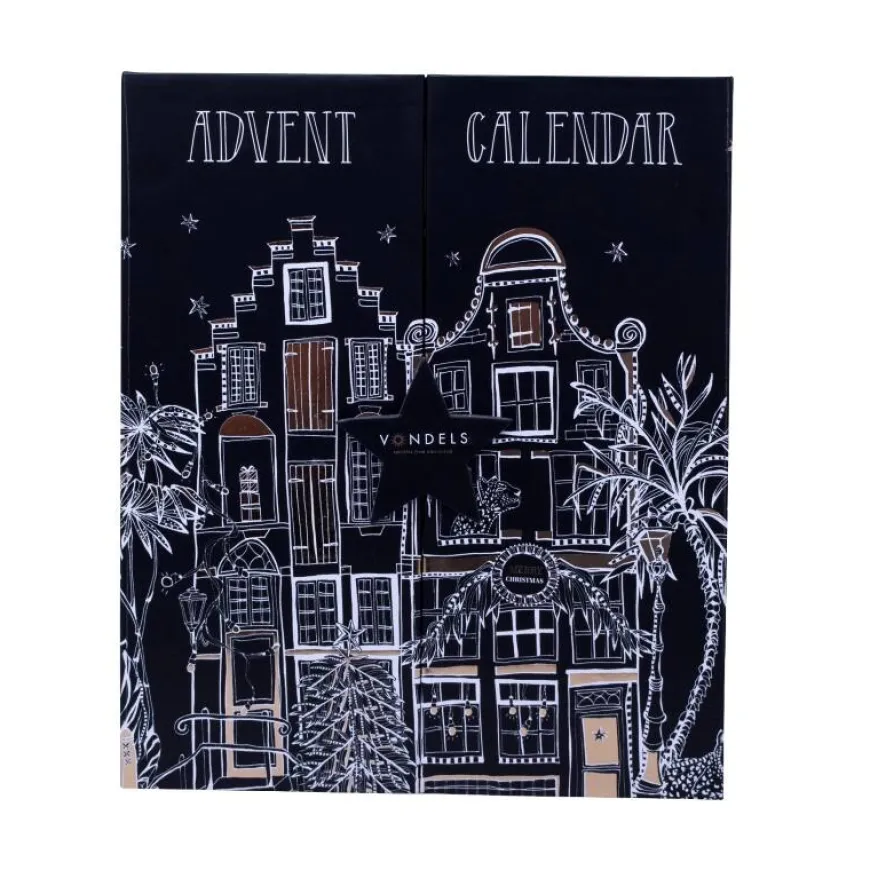 Vondels Adventskalender – Sæt med 9 julekugler