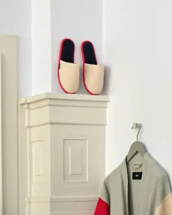 Waffle Badekåbe, dusty blue multi fra Hay