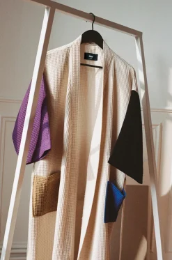 Waffle Badekåbe, sky blue fra Hay