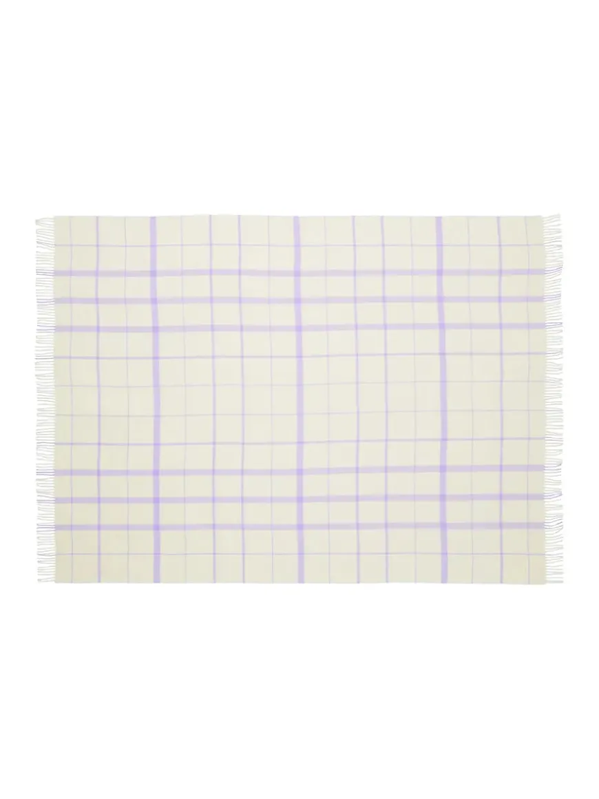 Warp & Weft Plaid, beetroot/midnight fra Silkeborg Uldspinderi