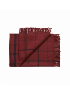 Warp & Weft Plaid, concrete/midnight fra Silkeborg Uldspinderi