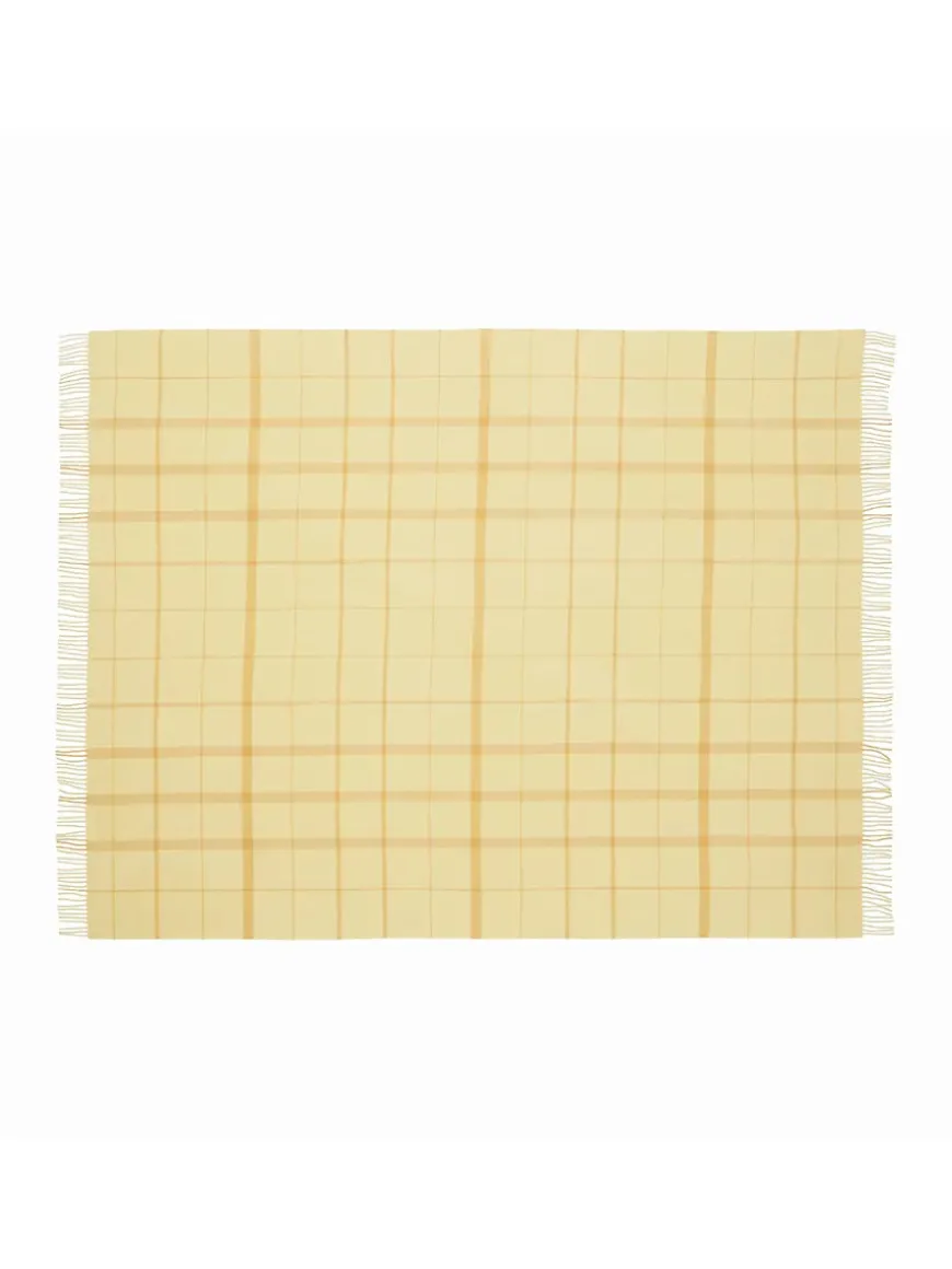 Warp & Weft Plaid, coral/amber fra Silkeborg Uldspinderi