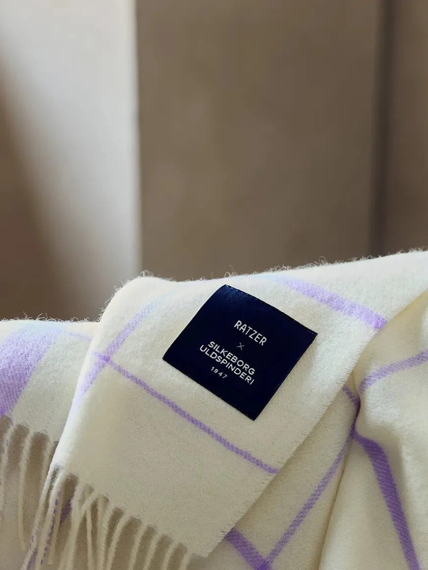 Warp & Weft Plaid, coral/amber fra Silkeborg Uldspinderi