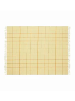 Warp & Weft Plaid, raw white/lilac fra Silkeborg Uldspinderi