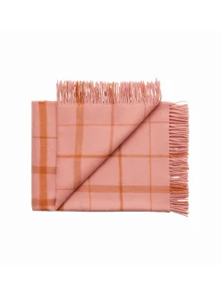 Warp & Weft Plaid, raw white/lilac fra Silkeborg Uldspinderi