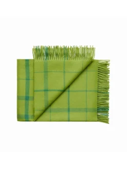 Warp & Weft Plaid, raw white/lilac fra Silkeborg Uldspinderi
