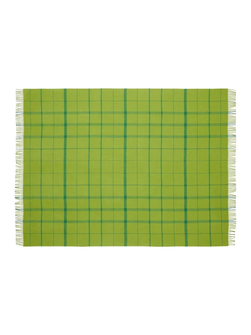 Warp & Weft Plaid, raw white/lilac fra Silkeborg Uldspinderi