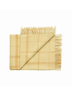 Warp & Weft Plaid, raw white/lilac fra Silkeborg Uldspinderi
