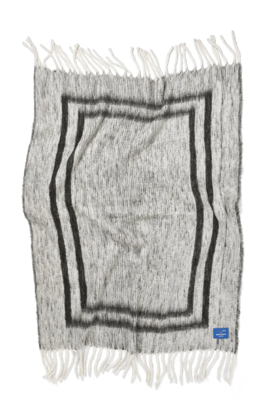 Weekend Plaid, creme & ink fra Bongusta