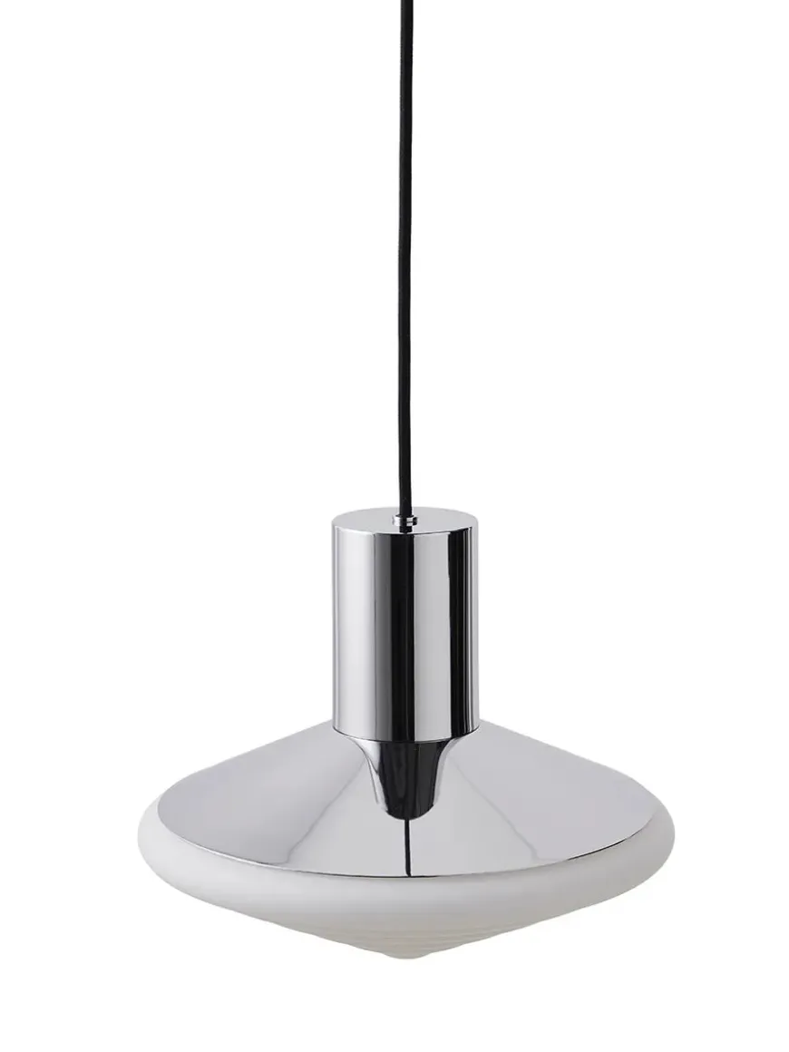 Whipped Pendant Lamp, all chrome fra LEO Objects