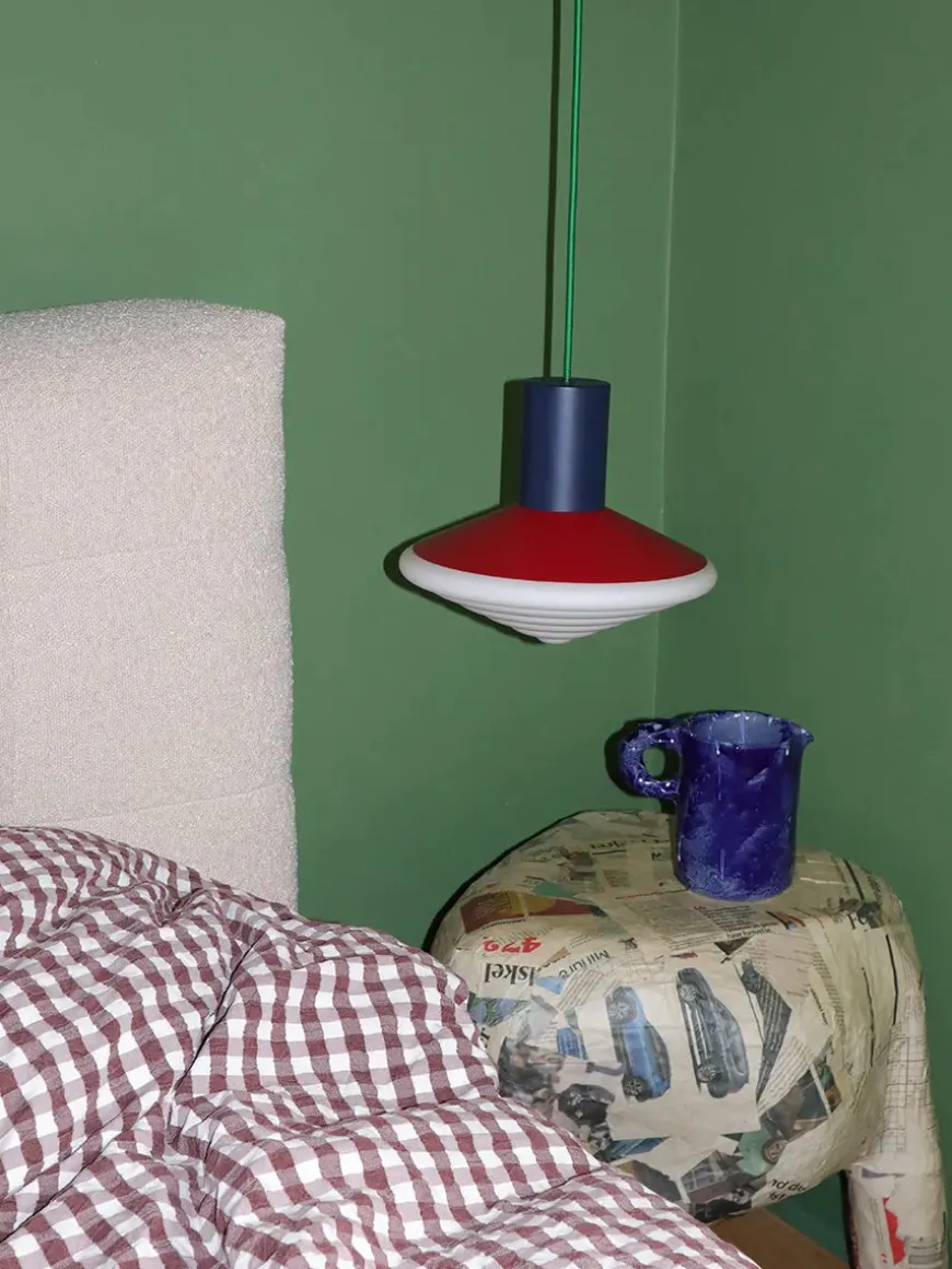 Whipped Pendant Lamp, pure green fra LEO Objects