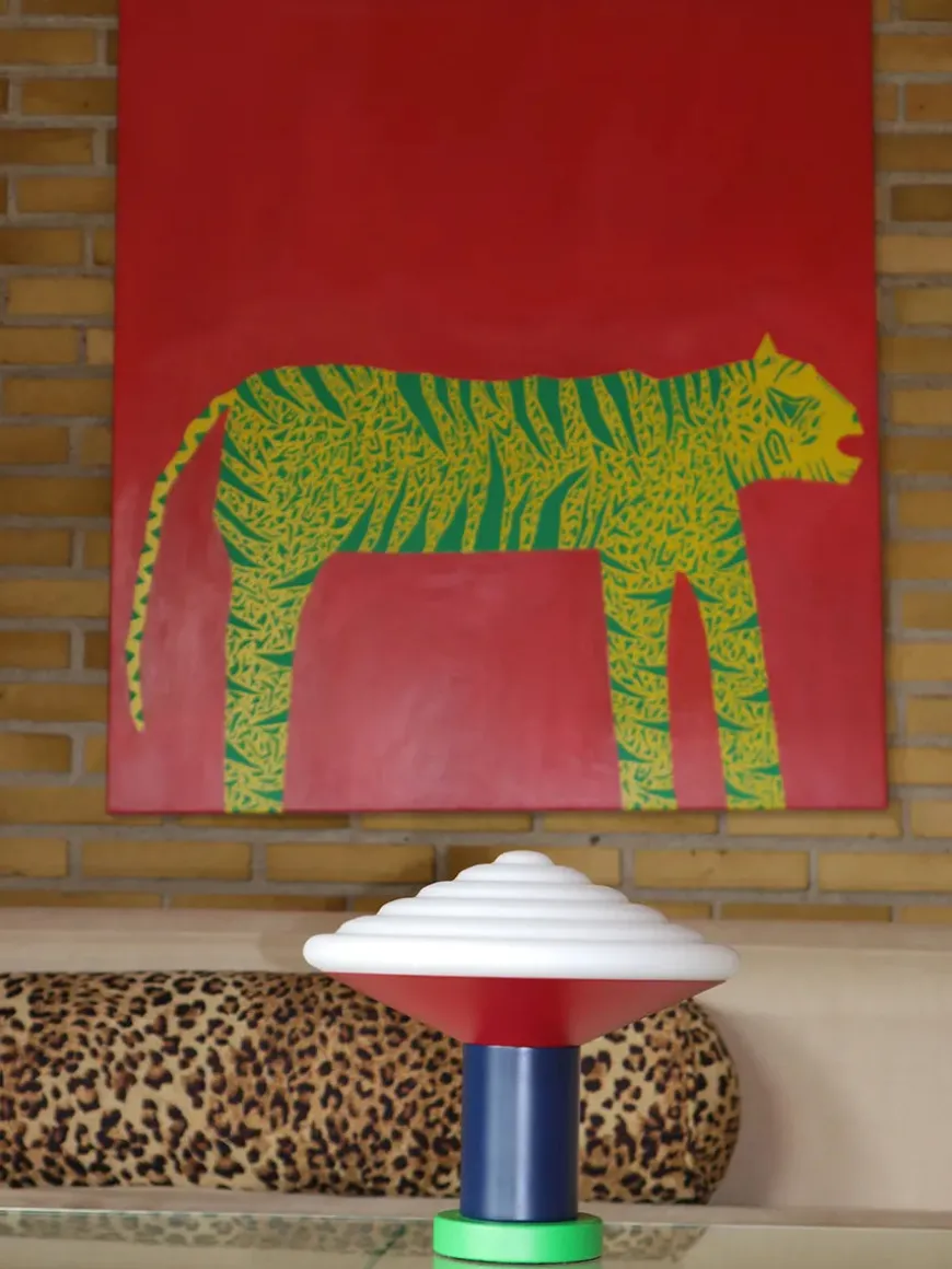 Whipped Table Lamp, luminous orange fra LEO Objects