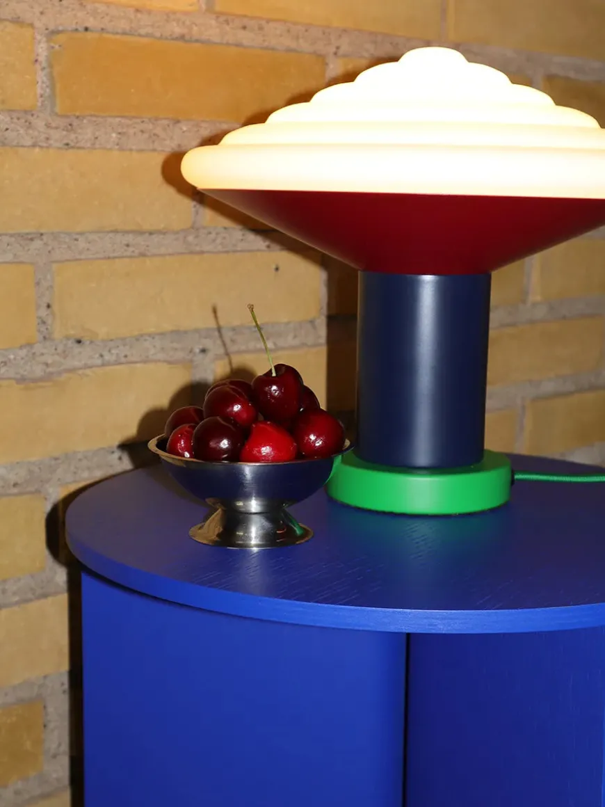 Whipped Table Lamp, ocean blue fra LEO Objects