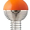 Wire Bordlampe Ø30, orange af Verner Panton