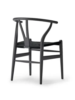 Y-stol CH24 Soft Clay med sort flet af Hans J. Wegner