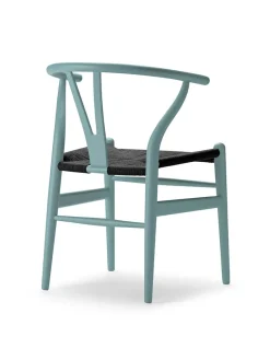 Y-stol CH24 Soft Falu med sort flet af Hans J. Wegner