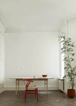 Y-stol CH24 Soft Natural White af Hans J. Wegner