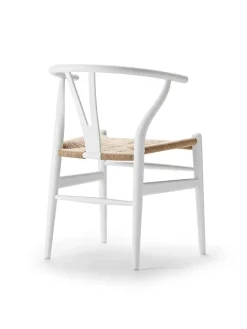 Y-stol CH24 Soft Silver Grey af Hans J. Wegner